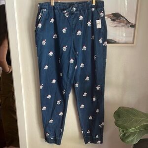 New Disney Parks Christmas Minnie and Mickey Joggers XL